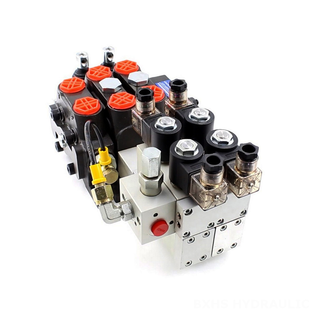 DCV100 Electro-hydraulic 2 Spool  Sectional Directional Valve