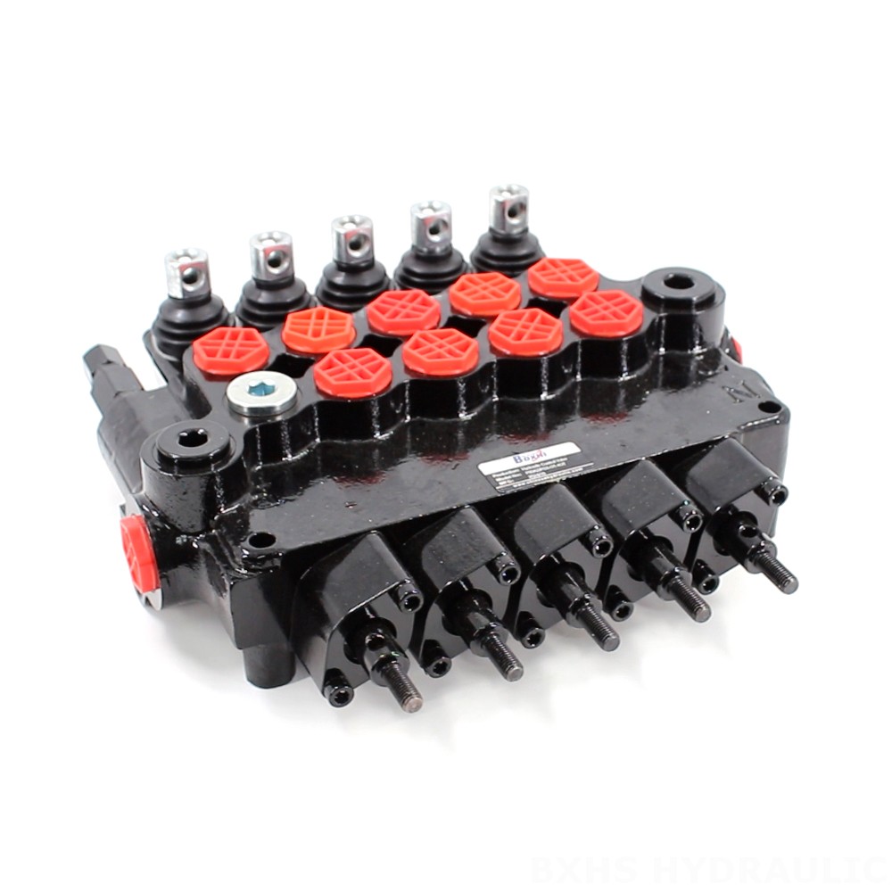 P80AZ Hydraulic and Manual 5 Spool Outrigger Control Valve image