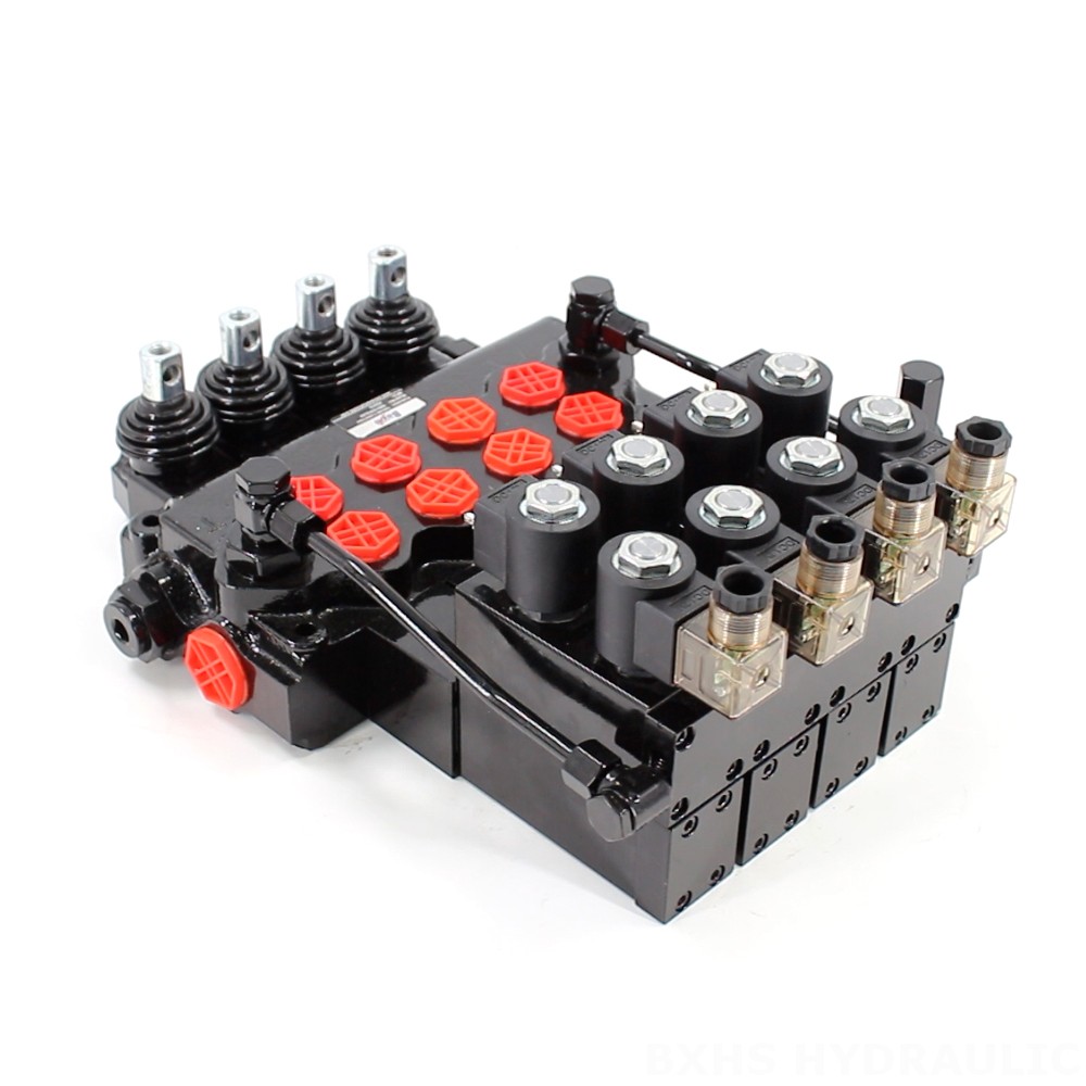 SD11-PG2 Electro-hydraulic 4 Spool Monoblock Directional Valve image