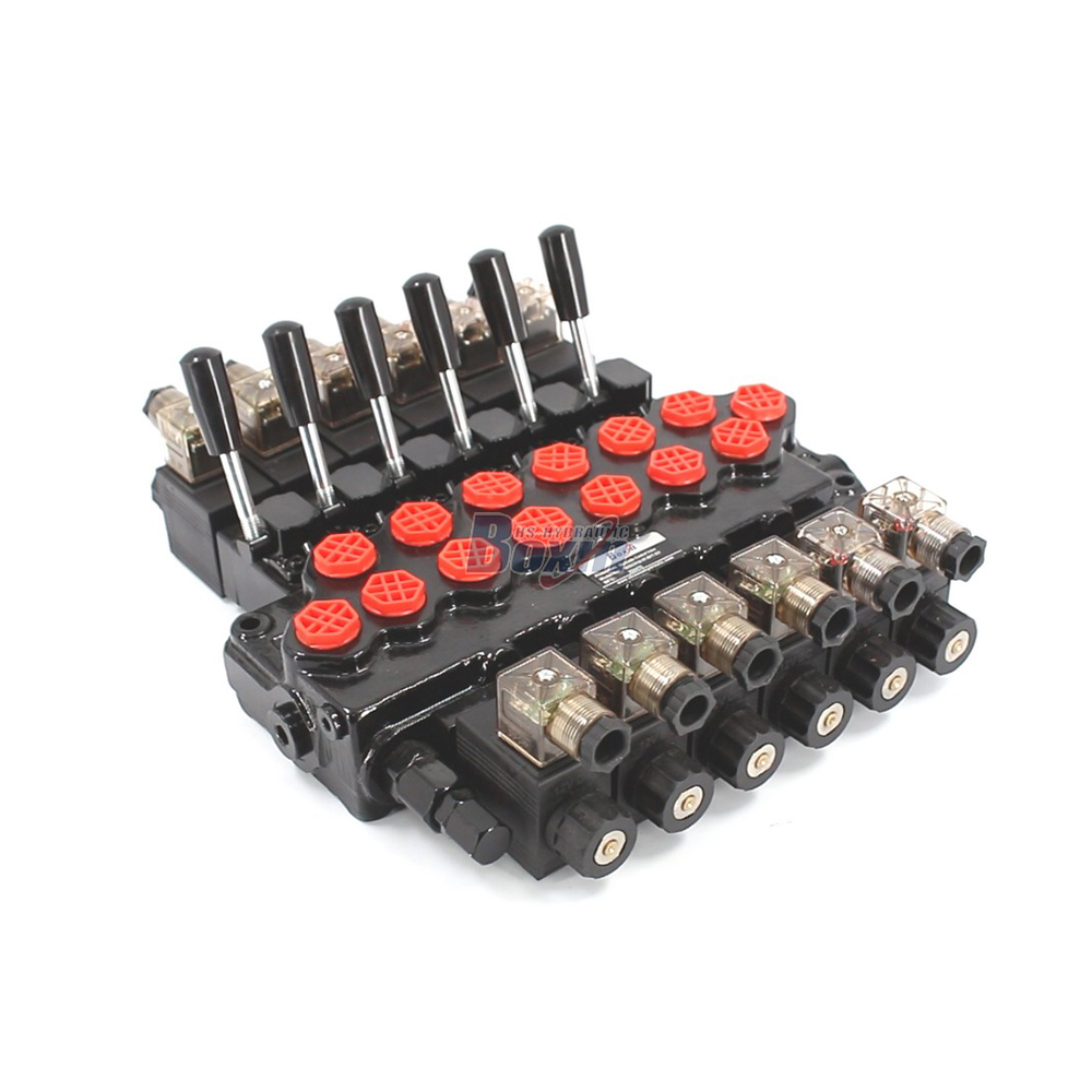SD5-PG2 Solenoid 6 Spool Monoblock Directional Valve image
