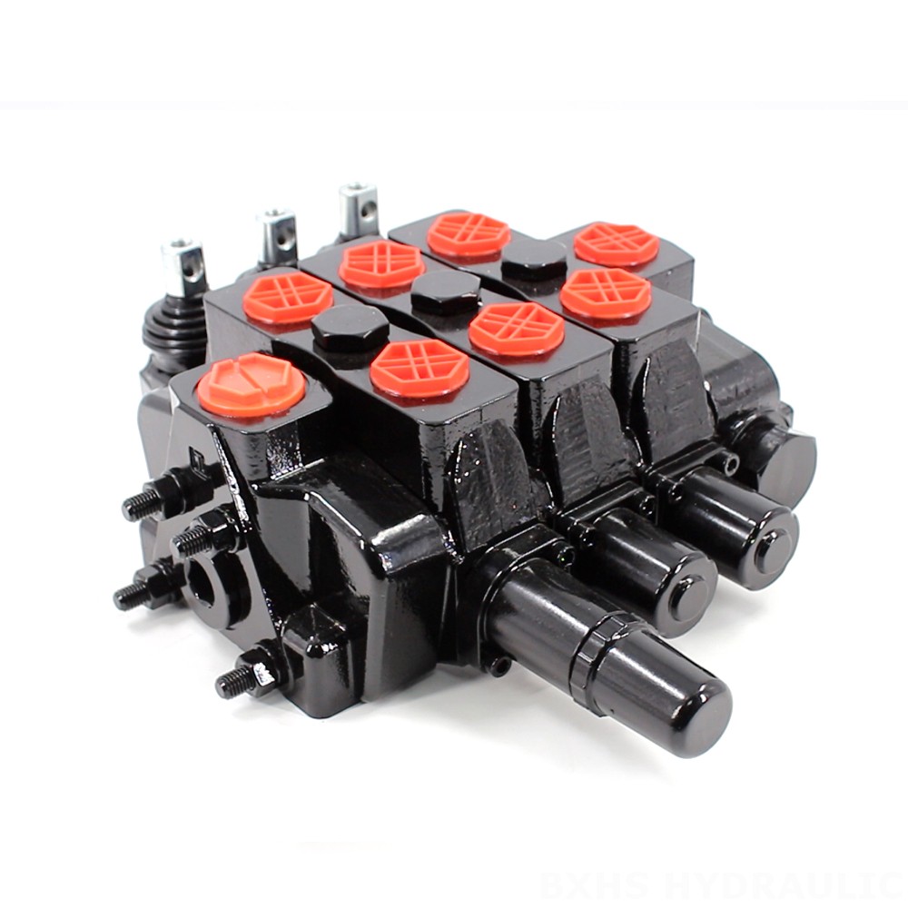 SDS180 Hydraulic and Manual 3 Spool Sectional Directional Valve image