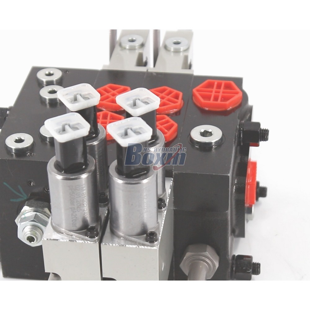 HSDPX100DY-2 Electro-hydraulic 2 Spool Sectional Directional Valve detail image