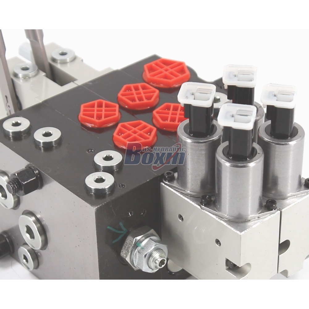 HSDPX100DY-2 Electro-hydraulic 2 Spool Sectional Directional Valve detail image