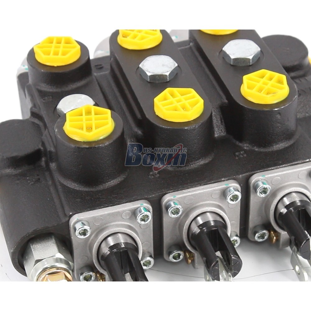 Bulk Order RD5300NPT-3OT Manual 3 Spool Hydraulic Control Valve from Factory detail image