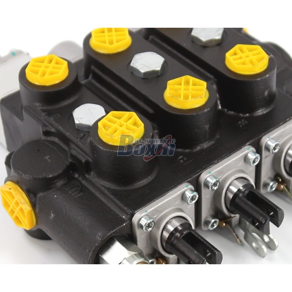 RD5300NPT-QTW-2OT Manual 3 Spool Hydraulic Control Valve for Heavy Machinery detail image