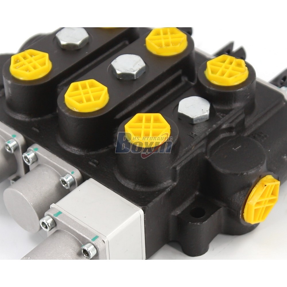 OEM ODM Custom Service for RD5300NPT-QTW-2OT Manual 3 Spool Hydraulic Control Valve detail image