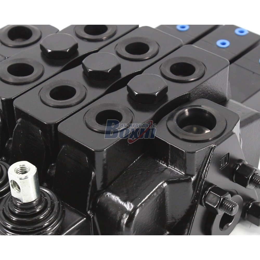Custom OEM ODM Service for SDS180Q Pneumatic and Manual 3 Spool Sectional Directional Valve detail image