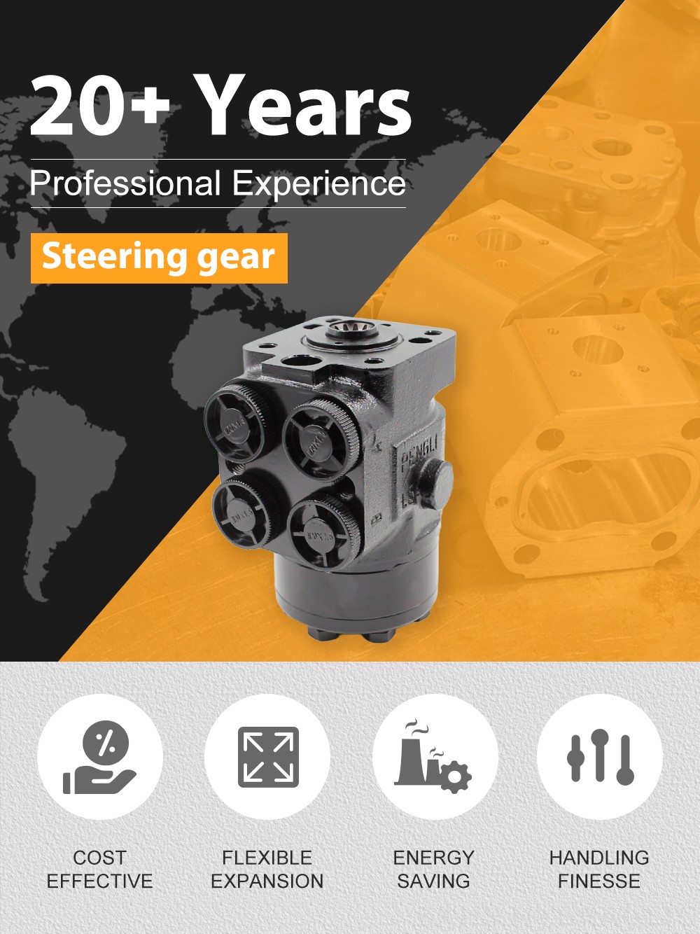 101-1-160 160 ml/r 16 L/min Streering Unit detailed image