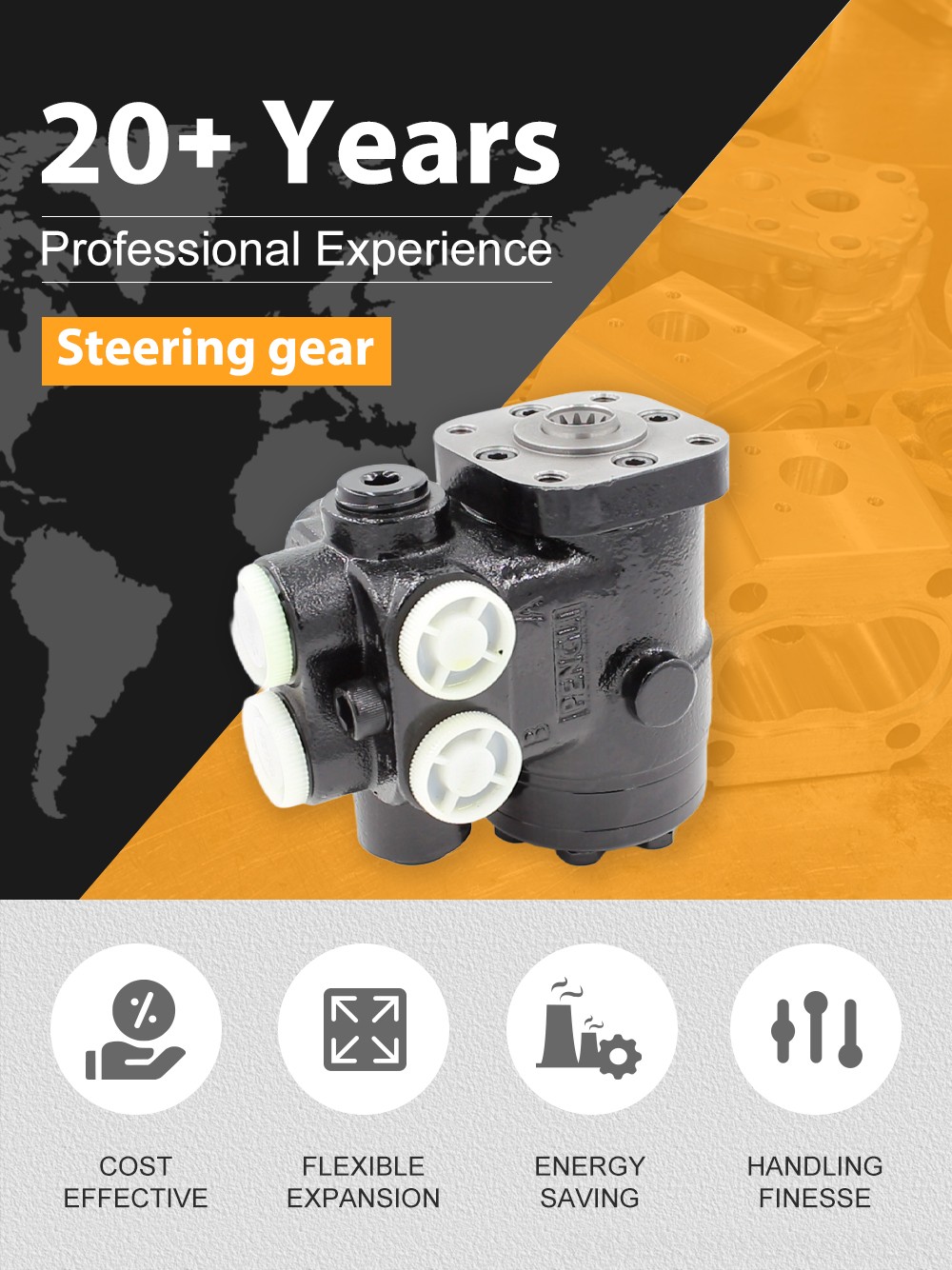 101S-5T-100-PV80 100 ml/r 10 L/min Streering Unit detailed image