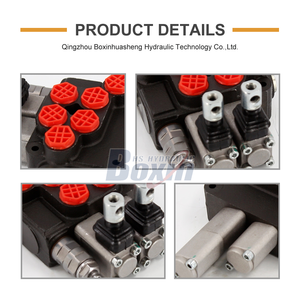 DCV20 Manual 2 Spool Monoblock Directional Valve detailed image