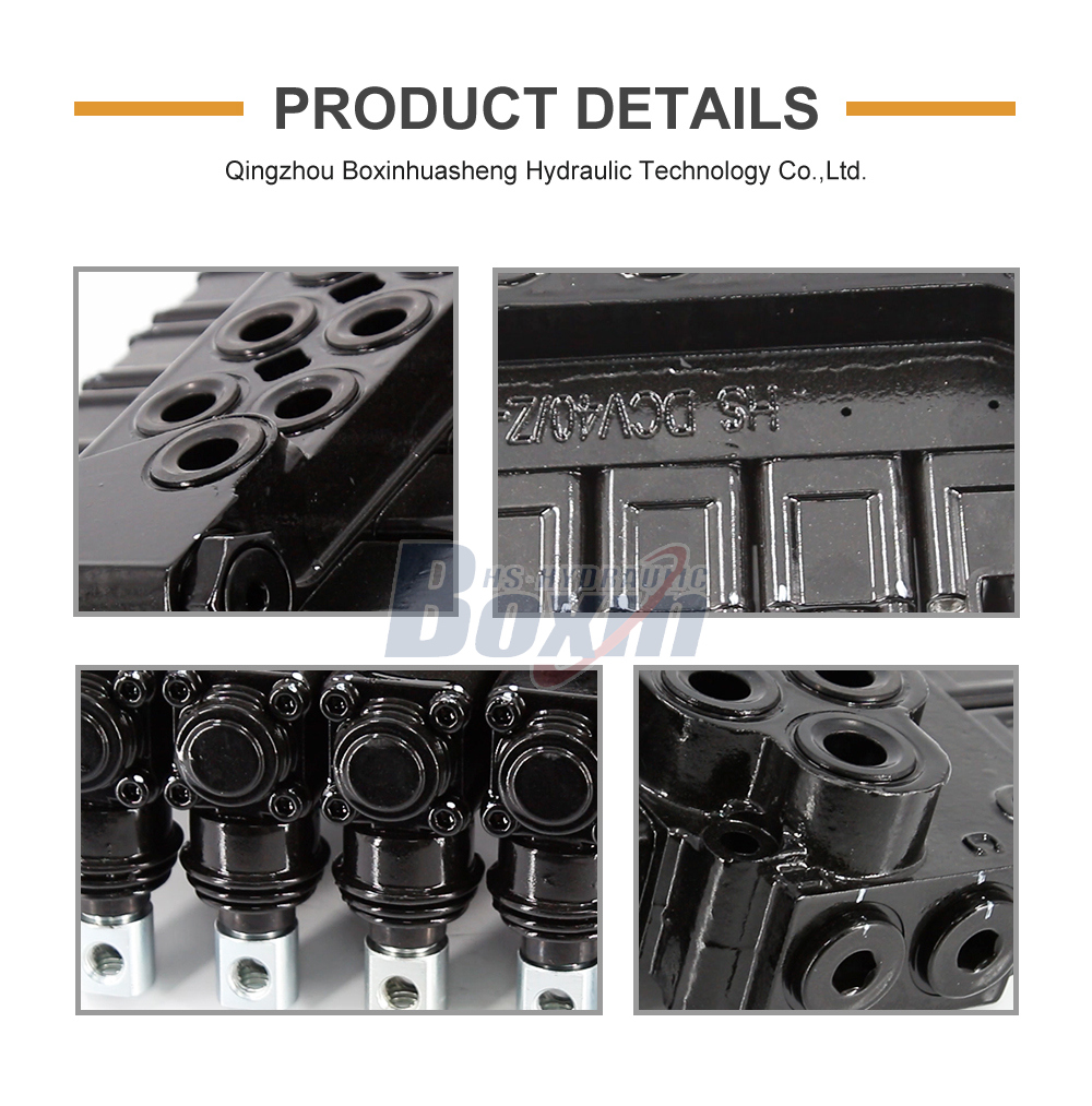 DCV40Z-FZJ Manual 5 Spool Outrigger Control Valve detailed image