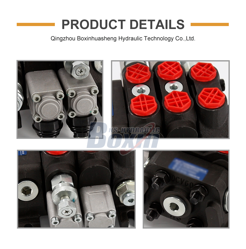 Bulk Supply DCV60-FZJ Manual 2 Spool Sectional Control Valve from Factory detailed image