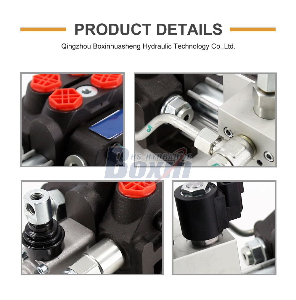 Hydraulic DCV60 1 Spool Electro-hydraulic Sectional Control Valve detailed image