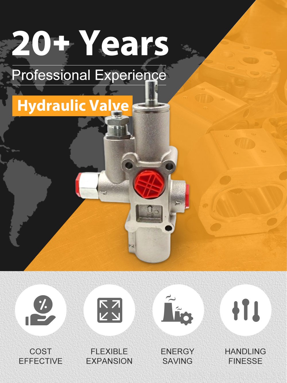 DM130 Pneumatic 1 Spool Tipping Valve detailed image