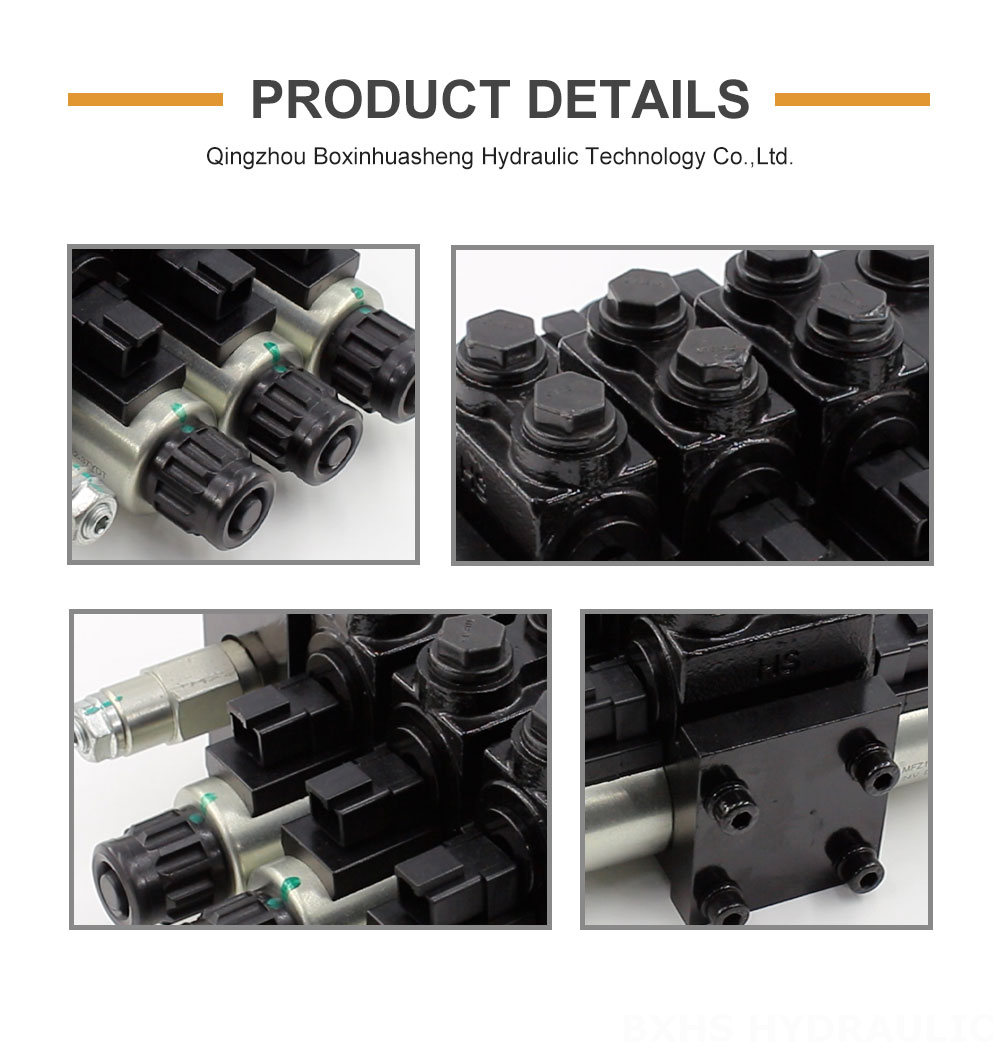 Hydraulic Joystick Control Valve Manual Solenoid Control Valve - HDCF50 Series | Wholesale & OEM detailed image