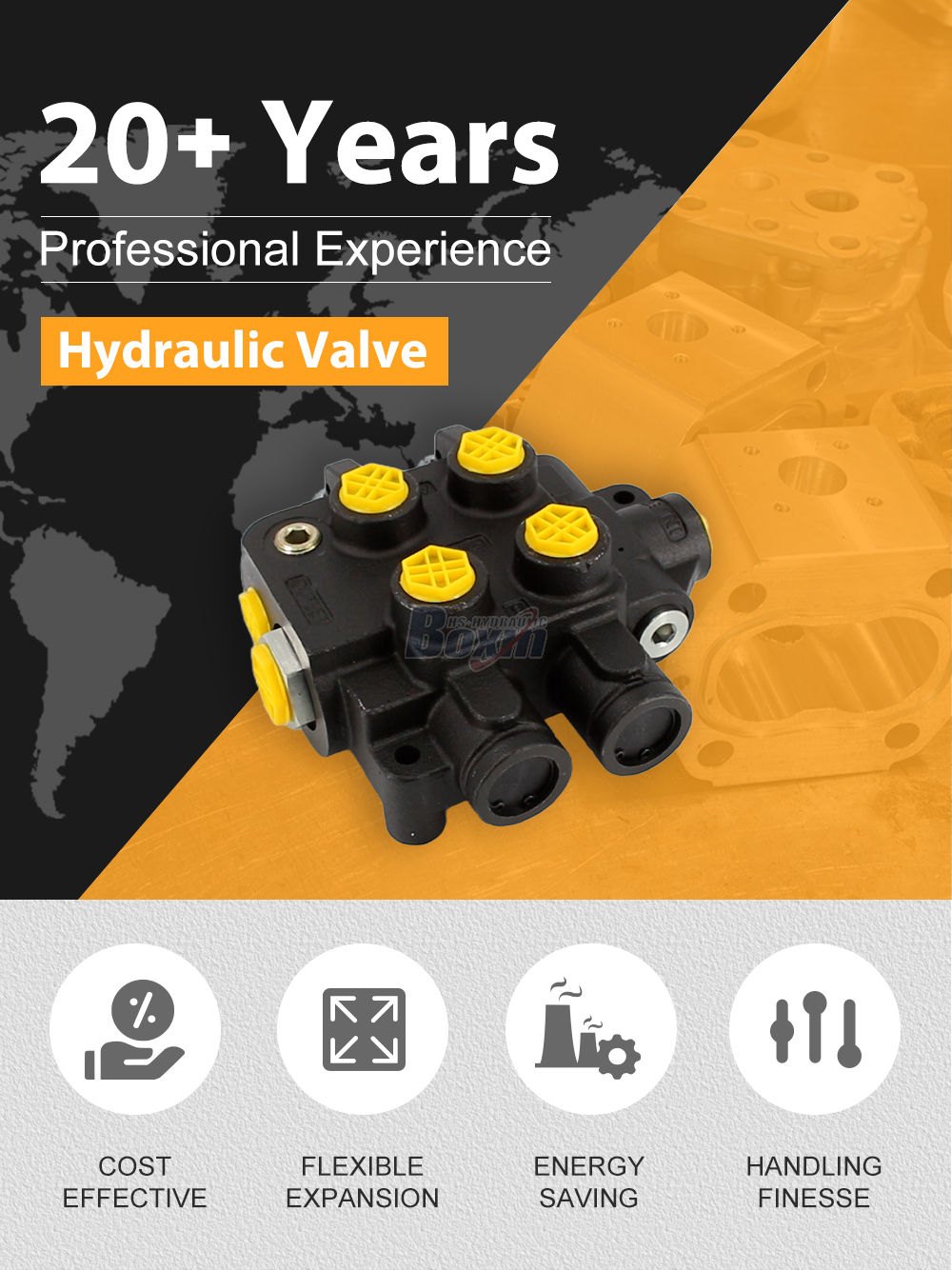 HSSP-2OT-J Manual 2 Spool Monoblock Directional Valve detailed image