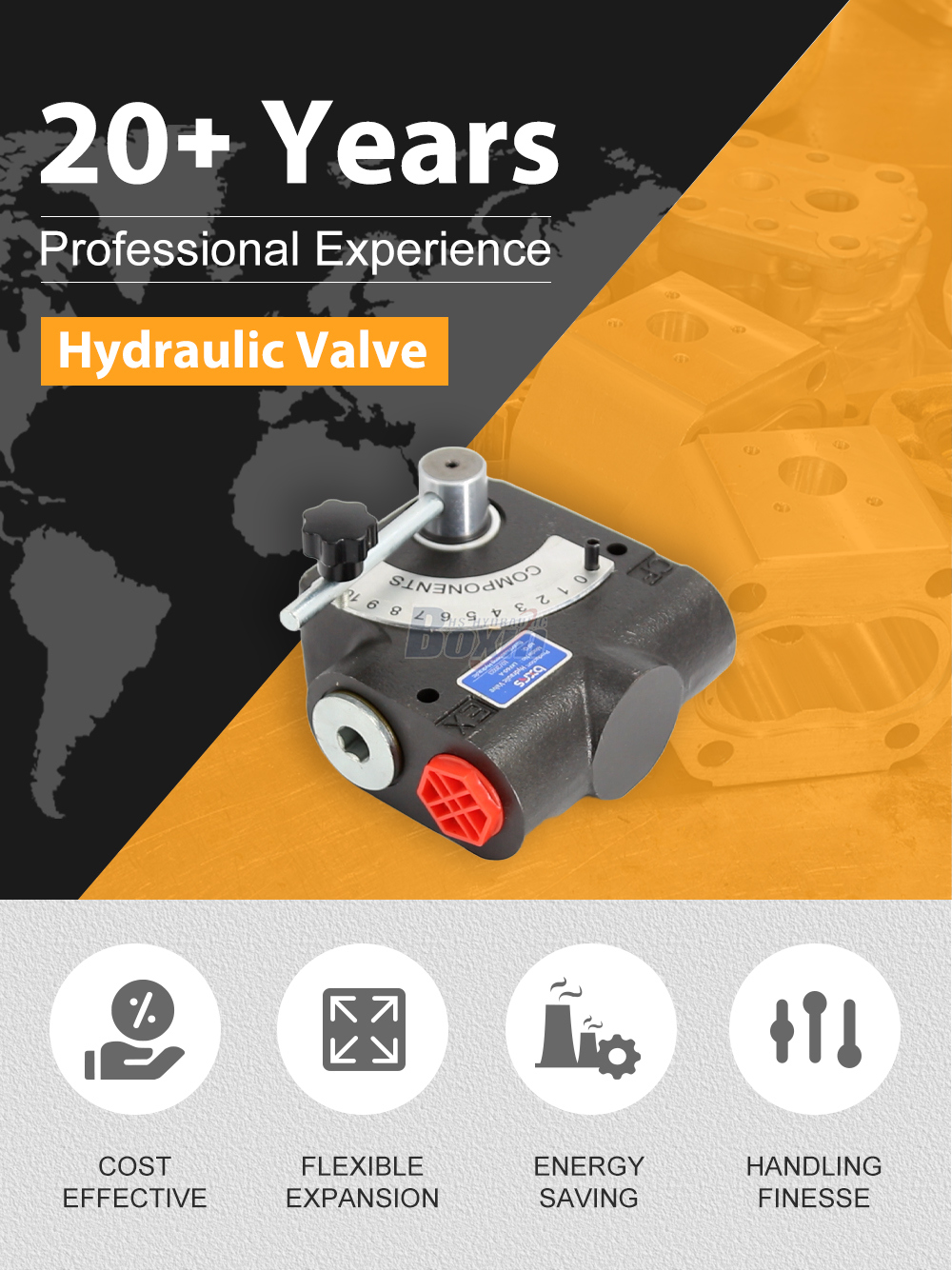 LKF60-WAQF Manual 1 Spool Flow Control Valve detailed image