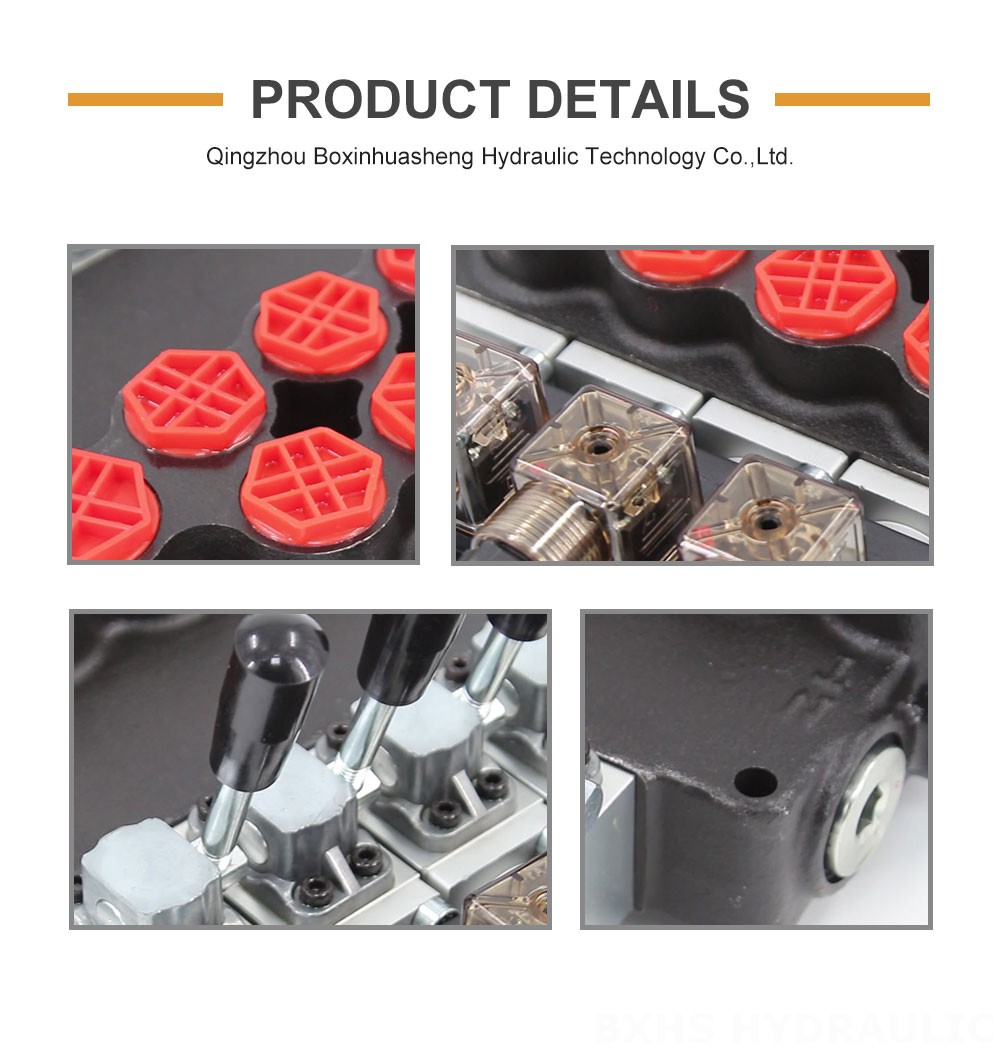 P40-S Solenoid 4 Spool Monoblock Directional Valve detailed image
