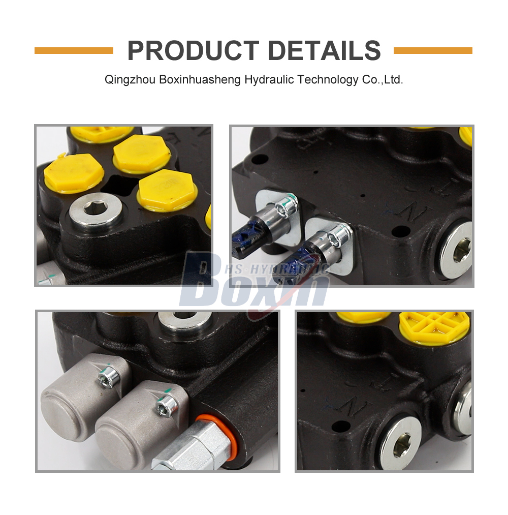 P80A-G-BT-OT Cable 2 Spool Monoblock Directional Valve detailed image