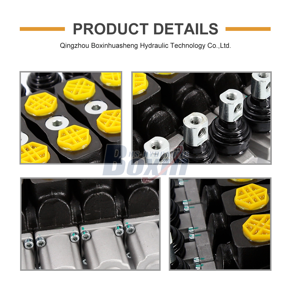 SD8 Series 6 Spool Hydraulic Sectional Control Valve detailed image