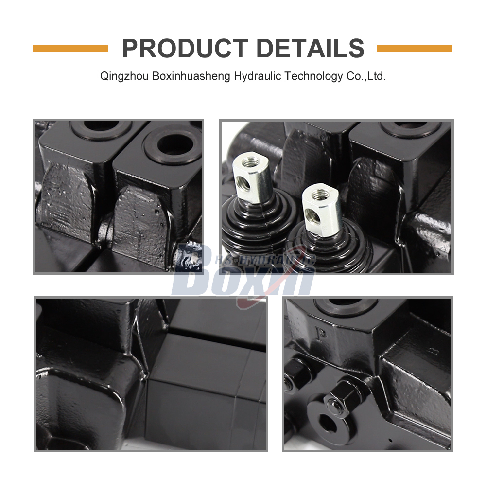 SDS180Q Pneumatic and Manual 2 Spool Sectional Directional Valve detailed image