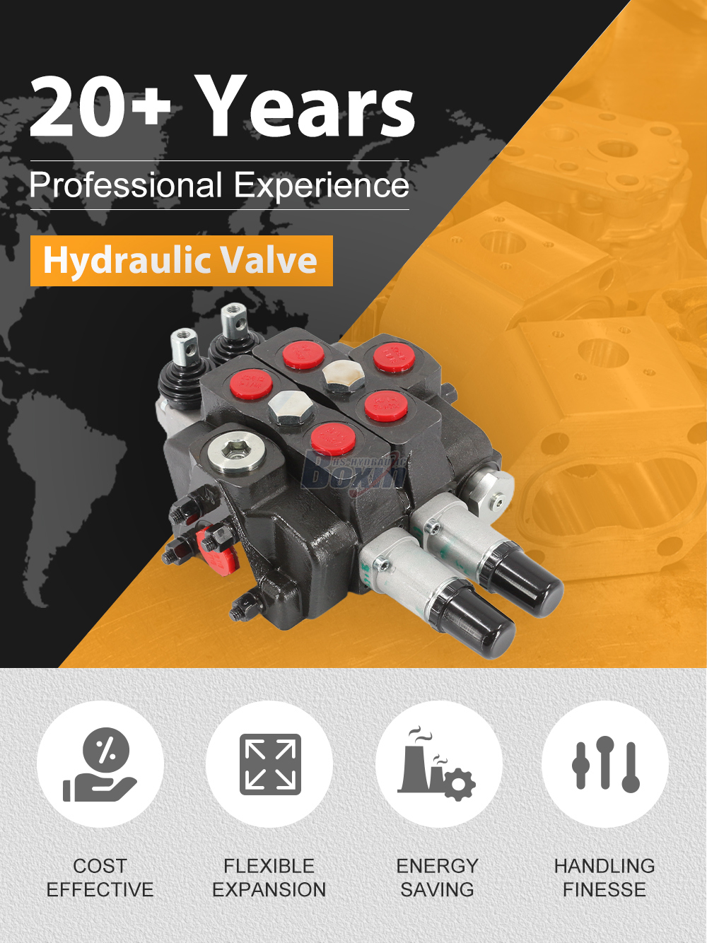 SDS180T-2CB-OT Manual 2 Spool Sectional Directional Valve detailed image