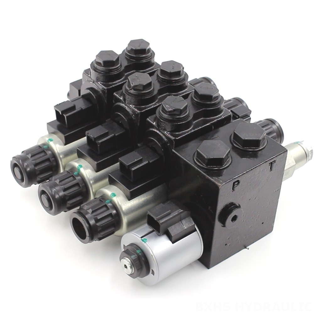Manual Solenoid Control Valve - HDCF50 Series | Wholesale & OEM Solenoid 3 Spool Solenoid Control Valve image