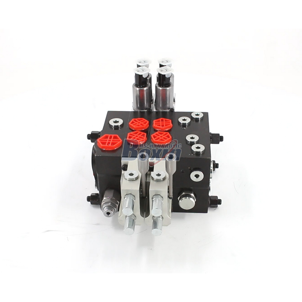High Performance HSDPX100DY-2 2 Spool Hydraulic Directional Control Valve image