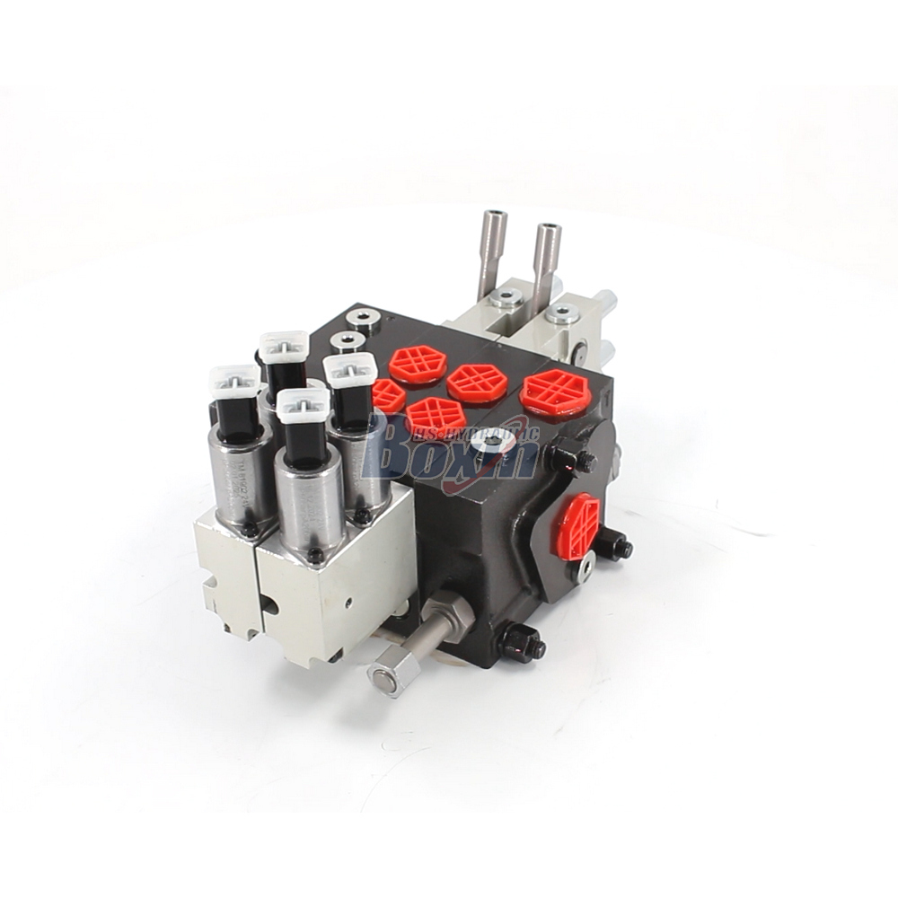 Custom OEM ODM Services for HSDPX100DY-2 Electro-hydraulic 2 Spool Sectional Directional Valve Manufacturing image