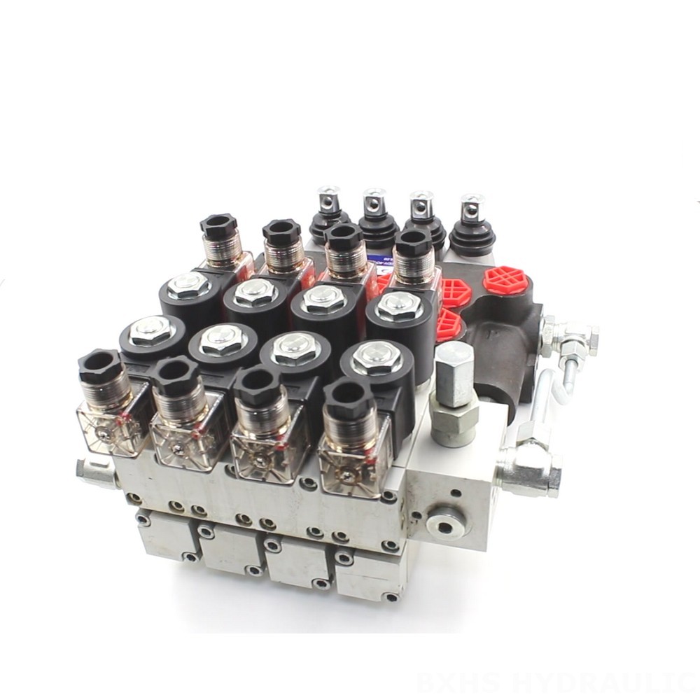 Electro-hydraulic 4-Spool Valve P80: Global Wholesale & OEM image