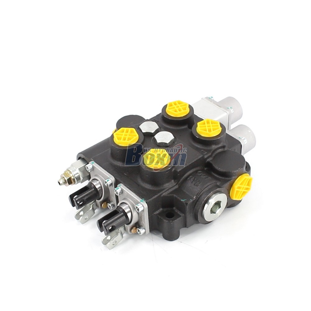 Factory Direct Supply of RD5200NPT-QTW-OT Manual 2 Spool Hydraulic Control Valve image