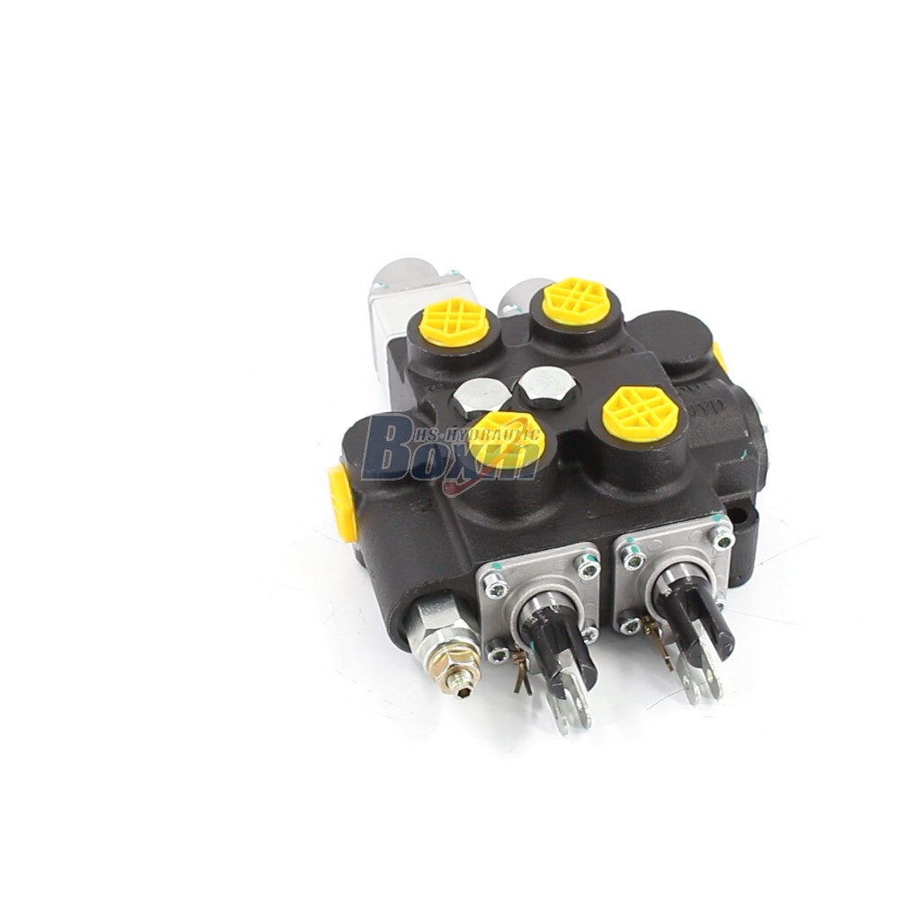 Custom OEM/ODM Service for RD5200NPT-QTW-OT Manual 2 Spool Hydraulic Control Valve image