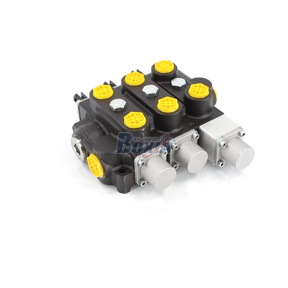 Bulk Order RD5300NPT-QTW-2OT 3 Spool Hydraulic Valve Direct from Factory