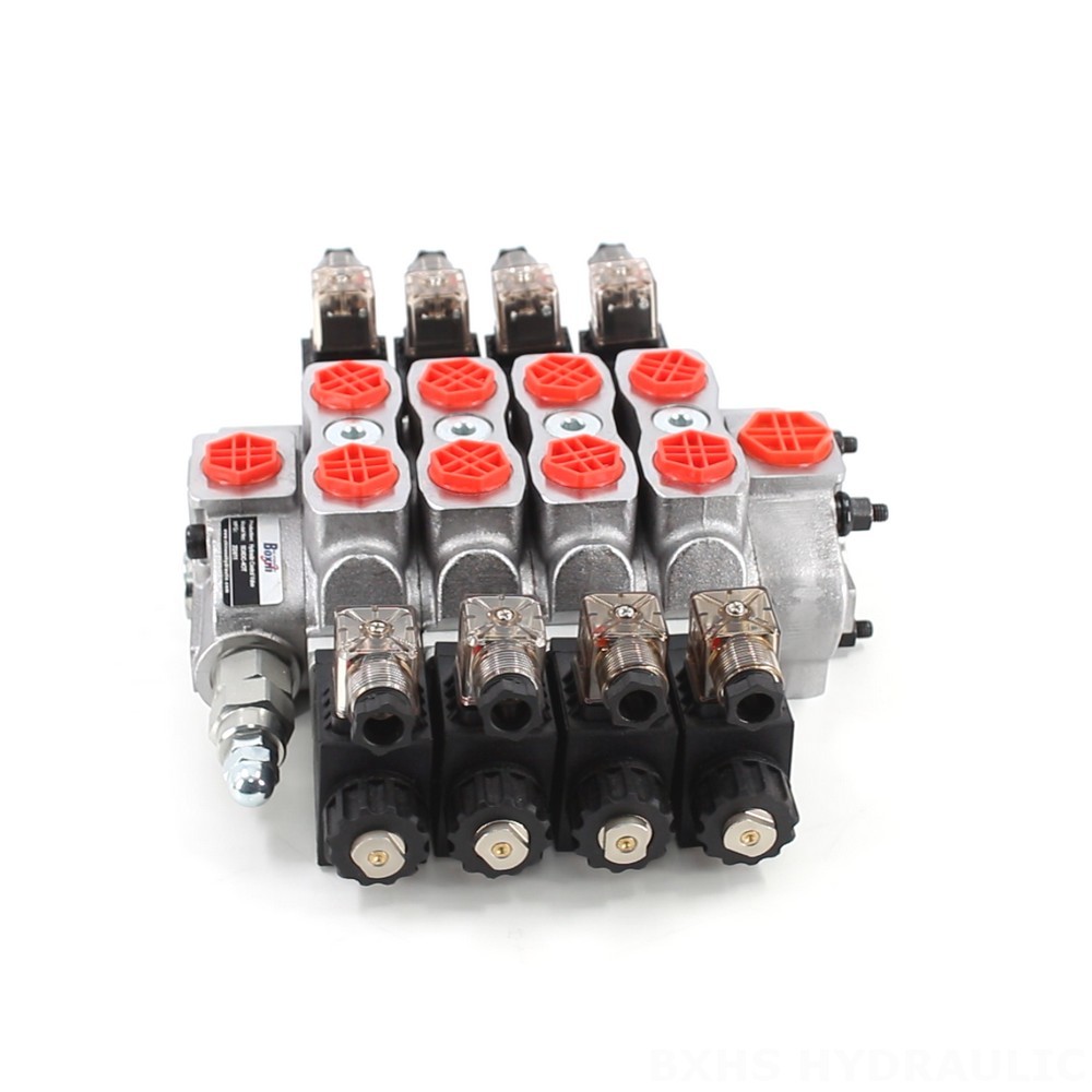 SD8 Solenoid 4-Spool Valve: OEM & ODM Services Available, Customized Hydraulic Solutions image